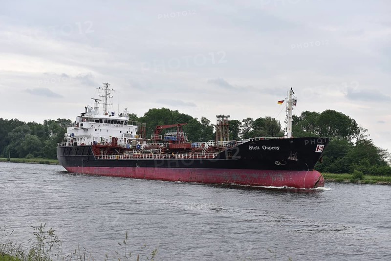 Tanker STOLT OSPREY in the Kiel Canal, Kiel Canal, Kiel Canal, Schleswig-Holstein, Germany