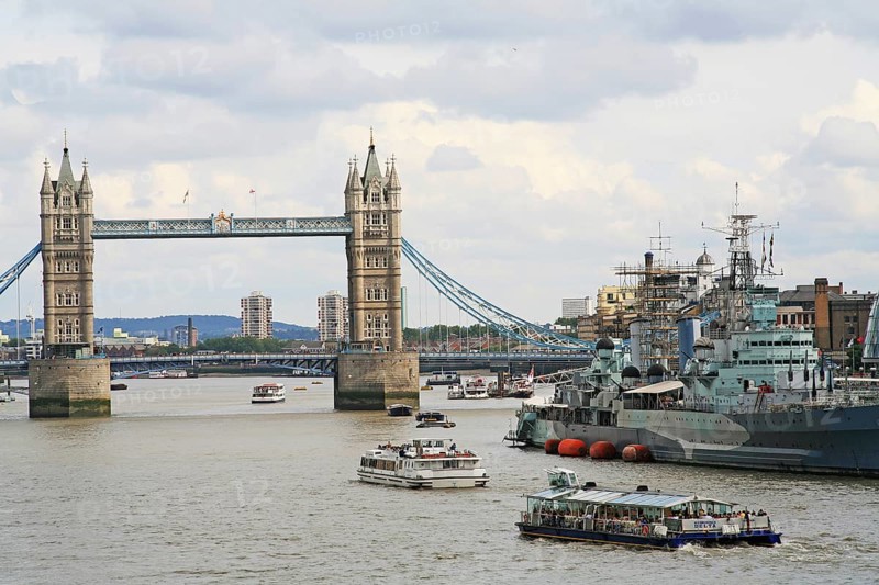 Tower Bridge, Thames, London, England, Great Britain