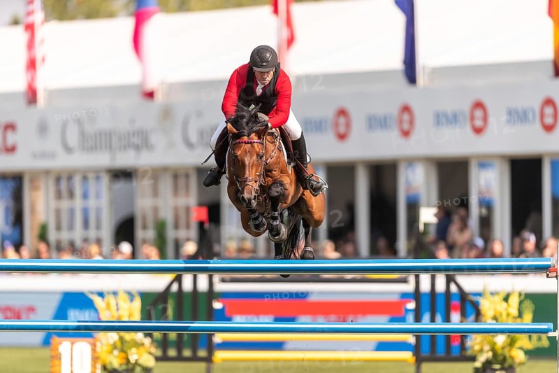 Pedro Pasquel of Mexico, riding Chakkalou PS, competes in the first round of the 2025 BMO Nations Cup during the Spruce Meadows Masters on September 6, 2025 in Calgary, Alberta, Canada, North America