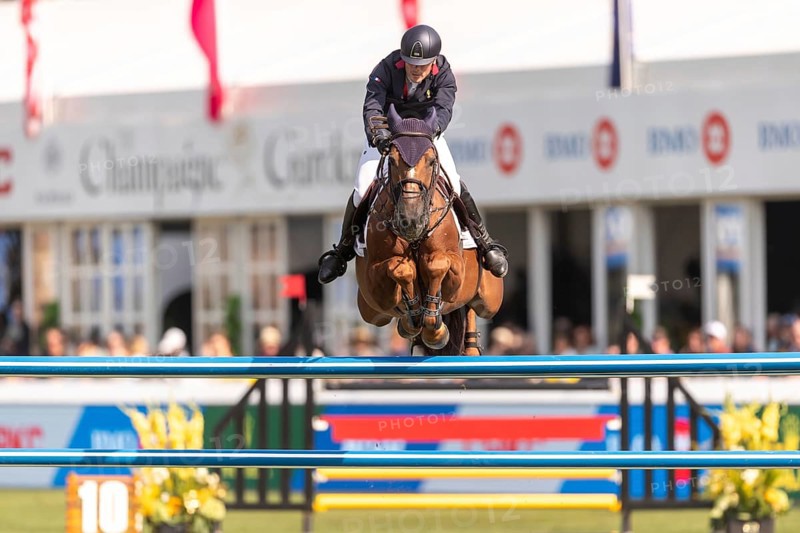Emeric George of France, riding Dune Du Ru, competes in the first round of the 2025 BMO Nations Cup during the Spruce Meadows Masters on September 6, 2025 in Calgary, Alberta, Canada, North America