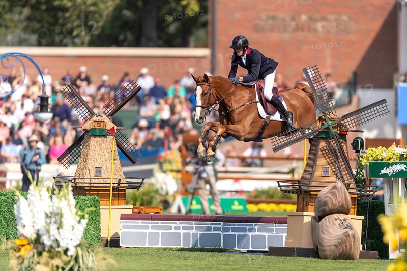 Kevin Staut of France, riding Queens Balou B, competes in the first round of the 2025 BMO Nations Cup during the Spruce Meadows Masters on September 6, 2025 in Calgary, Alberta, Canada, North America