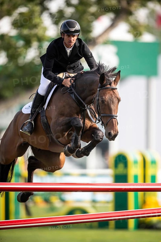 Steve Guerdat of Switzerland, riding Venard de Cerisy competes in the 2025 Spruce Meadows Masters on September 4, 2025 in Calgary, Alberta, Canada, North America