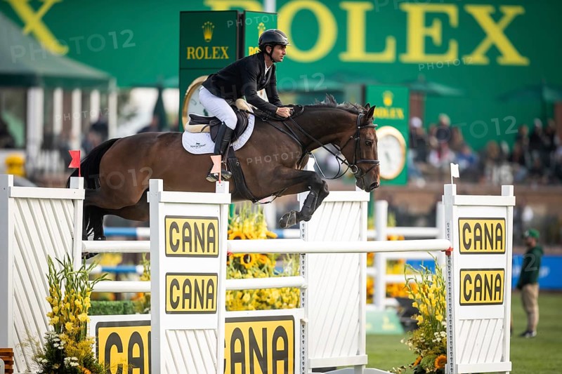 Steve Guerdat of Switzerland, riding Venard de Cerisy competes in the 2025 Spruce Meadows Masters on September 4, 2025 in Calgary, Alberta, Canada, North America