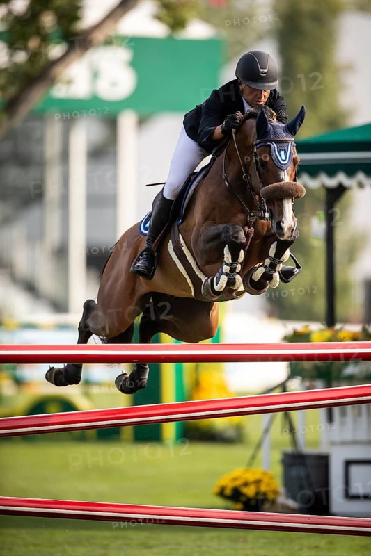 Sameh El Dahan or Great Britain, riding WKD Toronto competes in the 2025 Spruce Meadows Masters on September 4, 2025 in Calgary, Alberta, Canada, North America