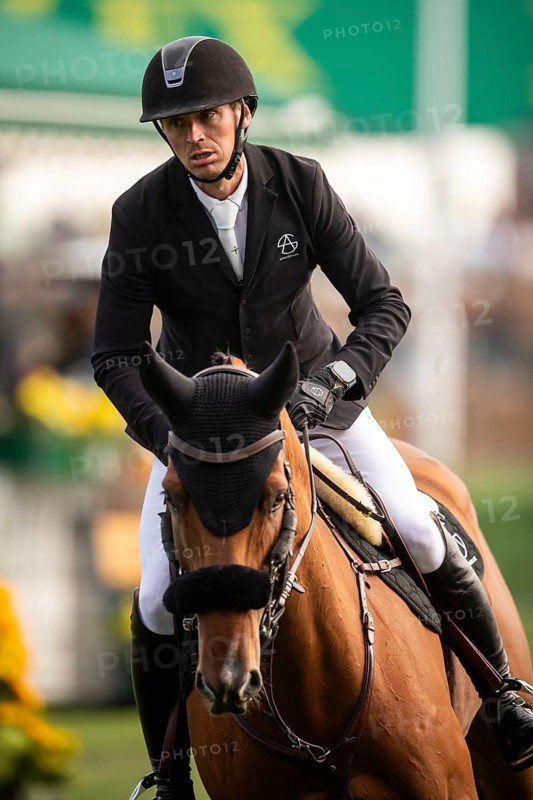 Andreas Schou of Denmark, riding Billy Matador competes in the 2025 Spruce Meadows Masters on September 4, 2025 in Calgary, Alberta, Canada, North America