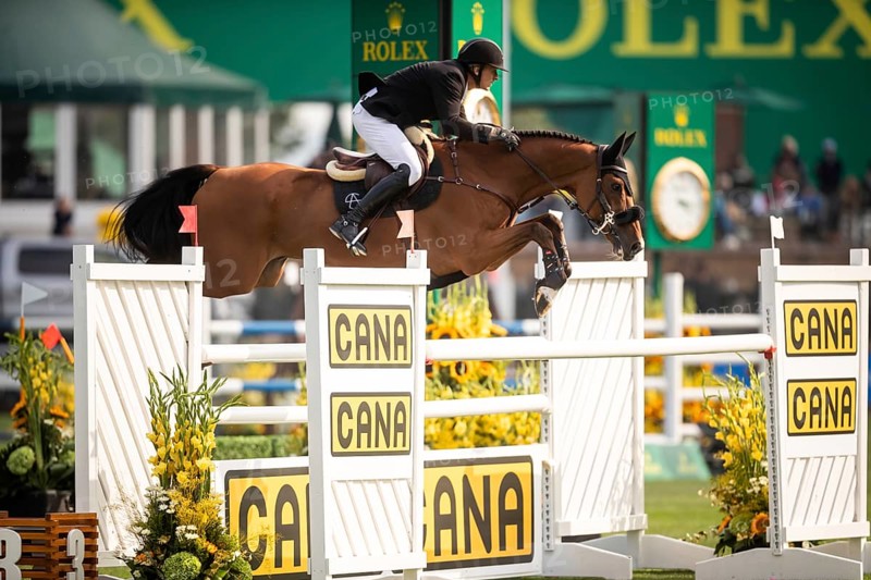 Andreas Schou of Denmark, riding Billy Matador competes in the 2025 Spruce Meadows Masters on September 4, 2025 in Calgary, Alberta, Canada, North America