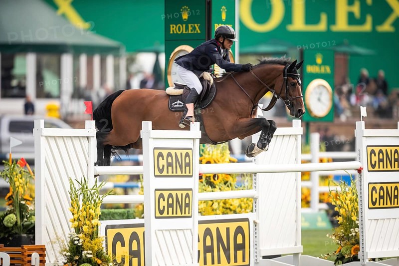 Olivier Robert of France, riding Iglesias D.V. competes in the 2025 Spruce Meadows Masters on September 4, 2025 in Calgary, Alberta, Canada, North America