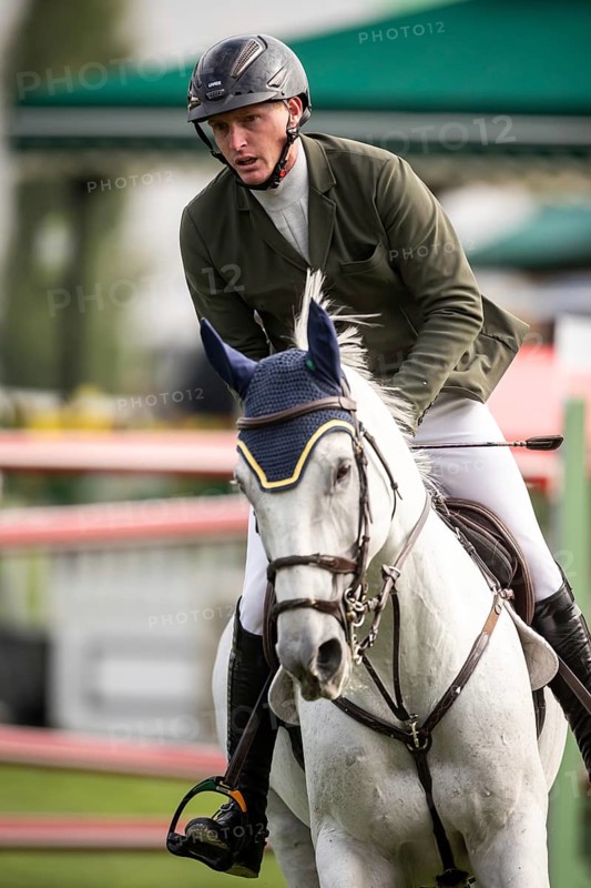 Daniel Coyle of Ireland, riding Incredible competes in the 2025 Spruce Meadows Masters on September 4, 2025 in Calgary, Alberta, Canada, North America