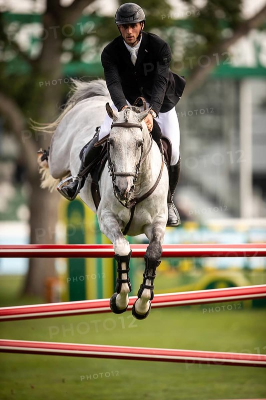 Richard Vogel of Germany, riding Cloudio competes in the 2025 Spruce Meadows Masters on September 4, 2025 in Calgary, Alberta, Canada, North America