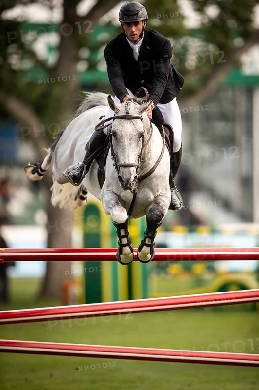 Richard Vogel of Germany, riding Cloudio competes in the 2025 Spruce Meadows Masters on September 4, 2025 in Calgary, Alberta, Canada, North America