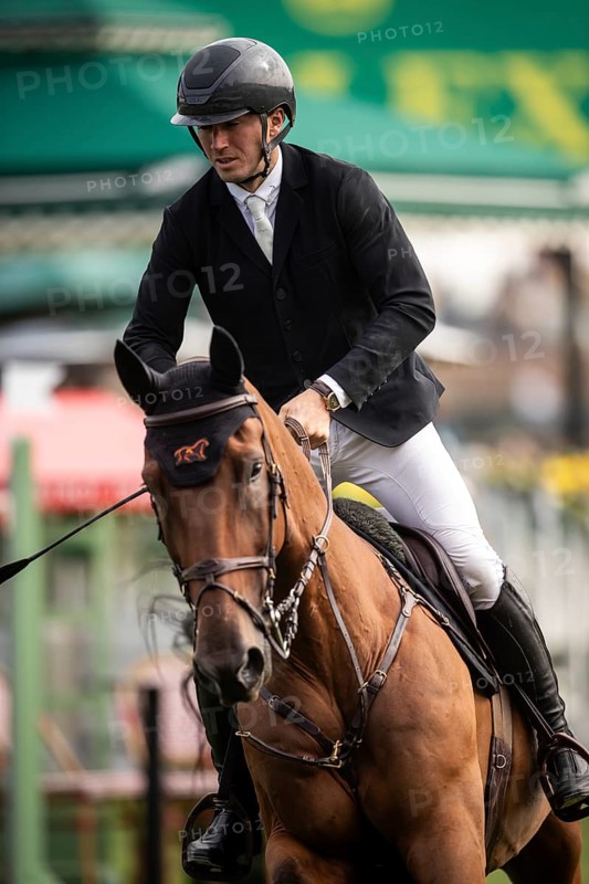 Kristaps Neretnieks of Austria, riding Valour competes in the 2025 Spruce Meadows Masters on September 4, 2025 in Calgary, Alberta, Canada, North America
