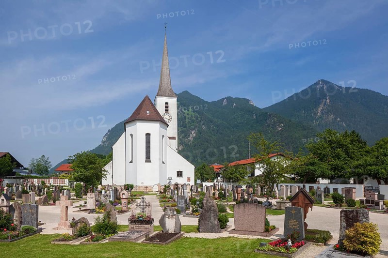 Parish Church of the Precious Blood, Marquartstein, Chiemgau, Upper Bavaria, Bavaria, Germany
