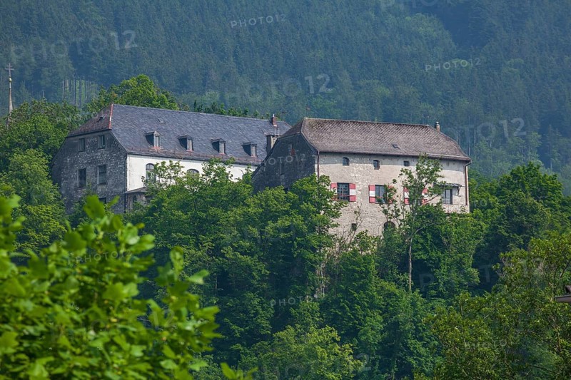 Marquartstein Castle, Marquartstein, Chiemgau, Upper Bavaria, Bavaria, Germany