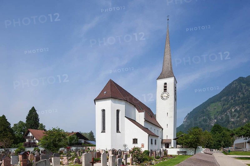 Parish Church of the Precious Blood, Marquartstein, Chiemgau, Upper Bavaria, Bavaria, Germany