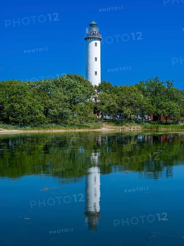 Long Erik Lighthouse, Long Erik, on the northern tip of the Swedish Baltic Sea island of Öland, Stora grundet, Öland, Sweden