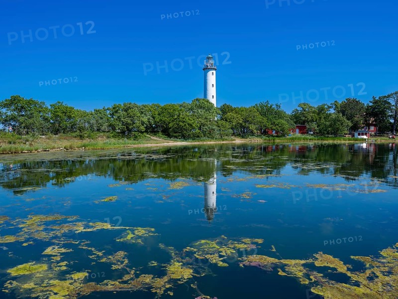 Long Erik Lighthouse, Long Erik, on the northern tip of the Swedish Baltic Sea island of Öland, Stora grundet, Öland, Sweden