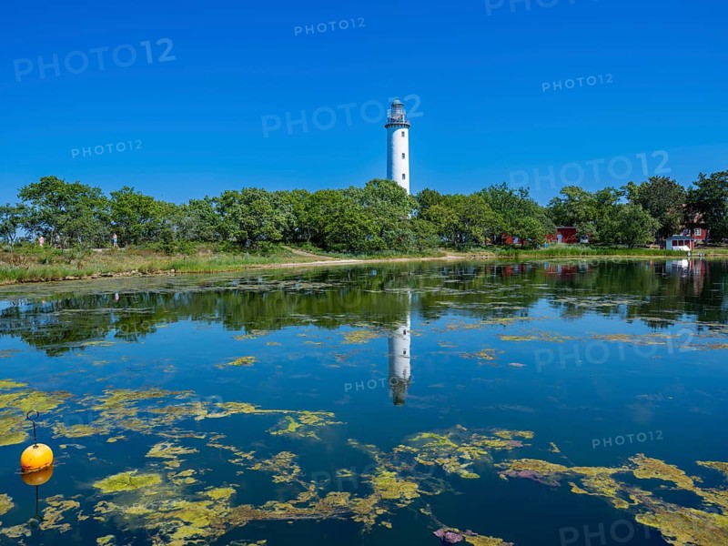 Long Erik Lighthouse, Long Erik, on the northern tip of the Swedish Baltic Sea island of Öland, Stora grundet, Öland, Sweden
