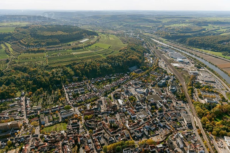 Aerial photo, Saar, Merzig, Saarland, Germany, Europe, birds-eyes view, aerial photography, aerial photography, overview, overview, bird's eye view