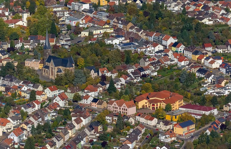 Burbach, Saarbrücken, Saarland, Germany, Europe, aerial view, birds-eyes view, aerial photography, aerial photography, overview, overview, bird's eye view, state capital