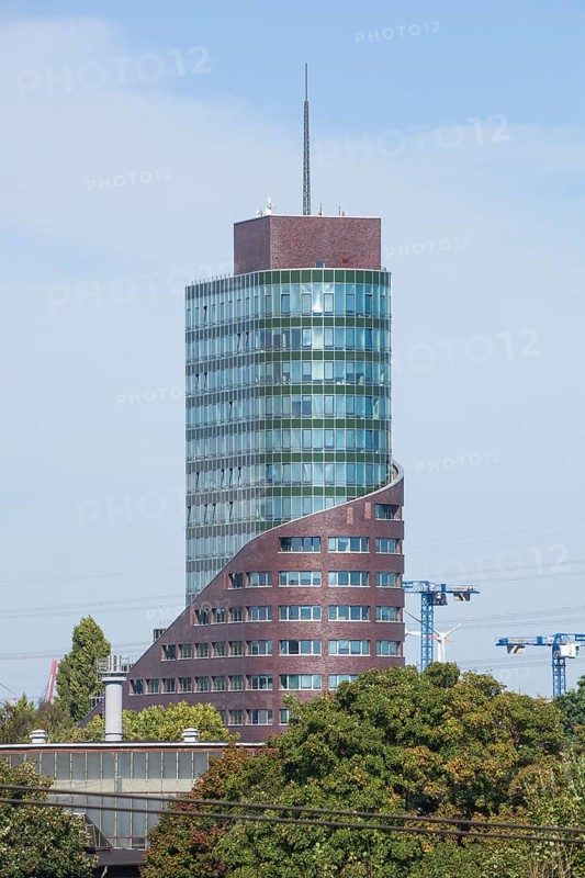 Channel Tower office building and tower block, Harburg, Hamburg, Germany