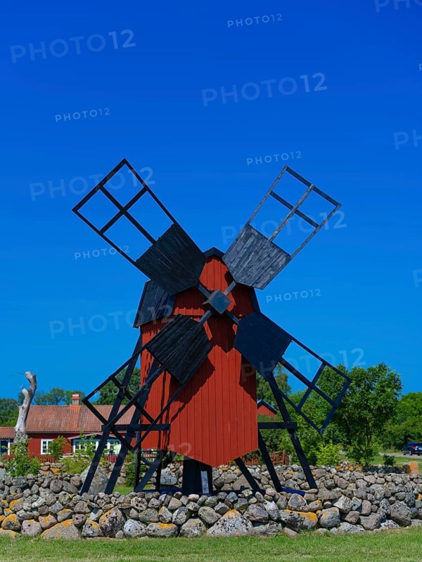 Old windmill, Löttorp-Högby, Öland, Sweden