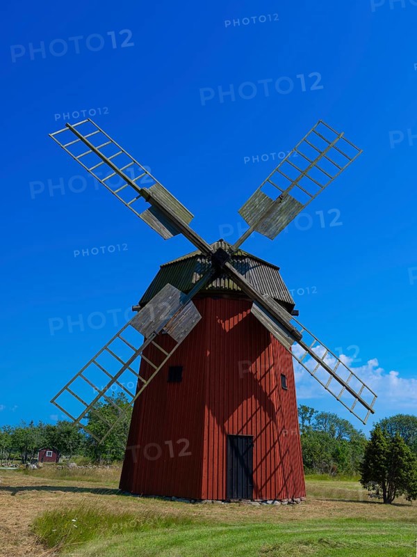 Old windmill, Dödevi, Öland, Sweden