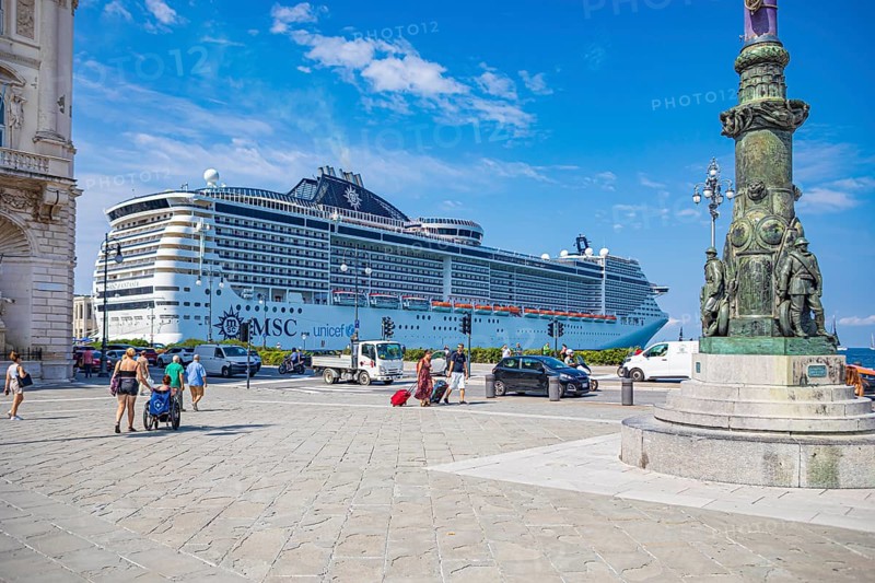 Piazza Unita dItalia in Trieste, Friuli-Venezia Giulia, Italy