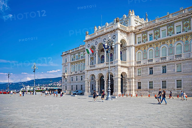Piazza Unita dItalia in Trieste, Friuli-Venezia Giulia, Italy