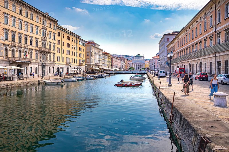 Grand Canal of Trieste, Friuli-Venezia Giulia, Italy