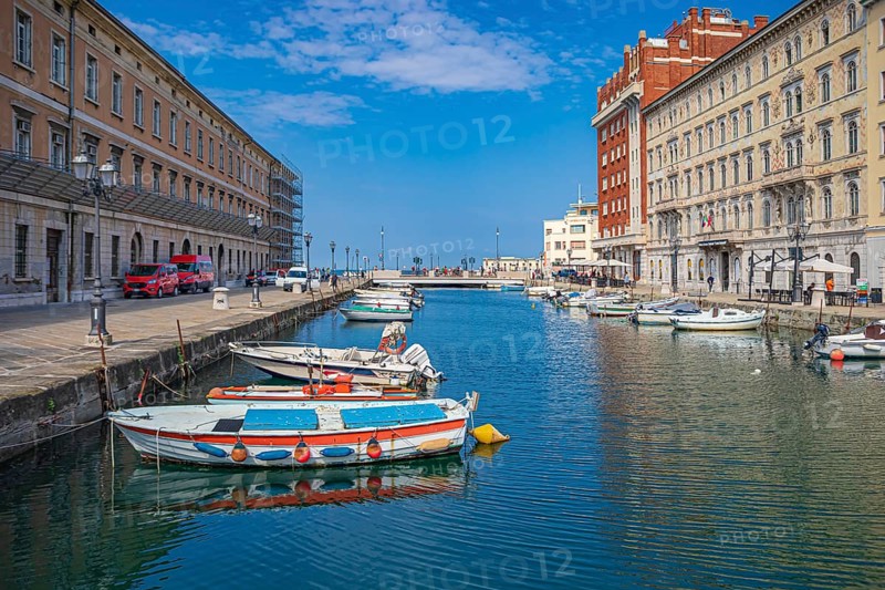 Grand Canal of Trieste, Friuli-Venezia Giulia, Italy