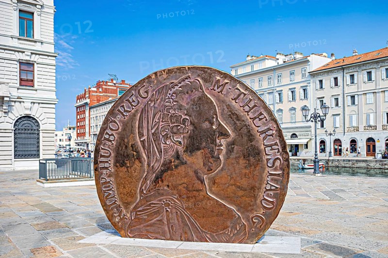 Piazza del Ponterosso in Trieste, Friuli-Venezia Giulia, Italy