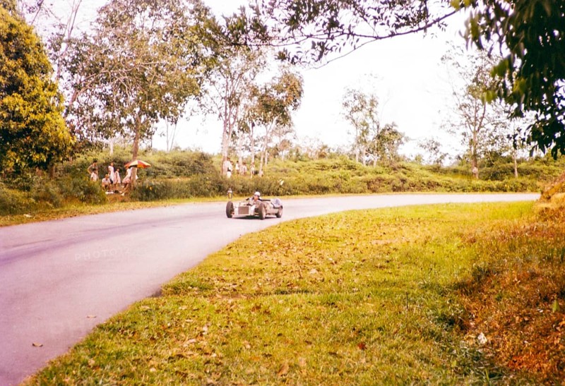 Motor racing event, Gap Hill Climb, Singapore Motor Club, Singapore, south east Asia c 1963