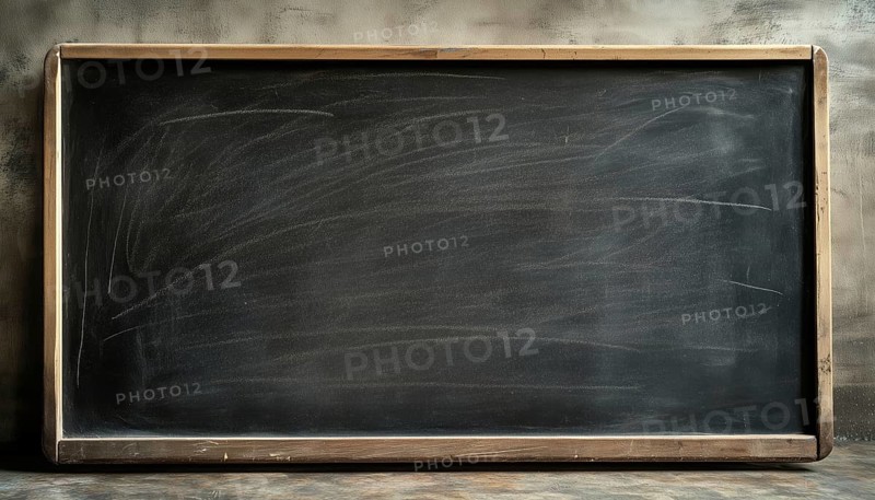 Chalk Being Erased From A Blackboard By Rubbing It Off, Showing The Marks Left Behind By The Eraser, AI generated