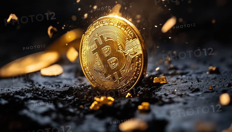 Cryptocurrency Market Plummets As Dollar Coin Decouples And Usdc Depegs From Usd Coin, AI generated
