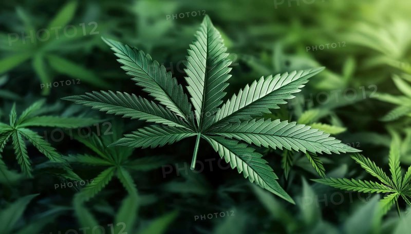 Medical Cannabis With Marijuana Hemp Leaf Symbol - Symbolize The Healing Potential Of Cannabis And Promote Its Use For Medicinal Purposes, AI generated