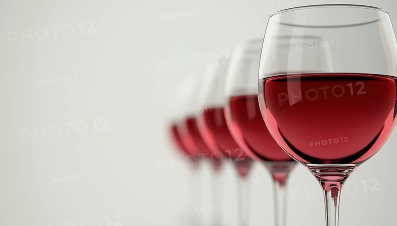 Continuous Flow Of Wine Glass: A Stream Of Wine Glass Pouring Into A Container To Create An Uninterrupted Flow Of Wine, AI generated
