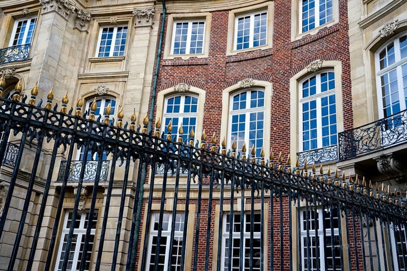 Erbdrostenhof, built between 1753 and 1757 by Johann Conrad Schlaun, Münster, North Rhine-Westphalia, Germany