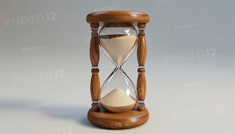 Adorable Hourglass With A Sand-Like Design For Keeping Time Or Decor, Perfect For Clock Enthusiasts And Home Decor, AI generated