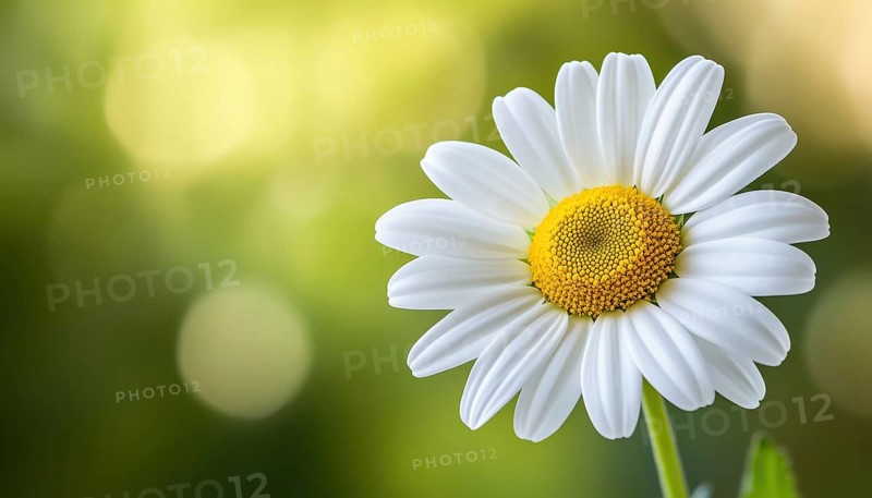 Stunning White Daisy Flower For Wedding, Birthday, Mother'S Day, And Other Special Occasion Greeting Cards And Invitations. Perfect For Seasonal Holidays, AI generated