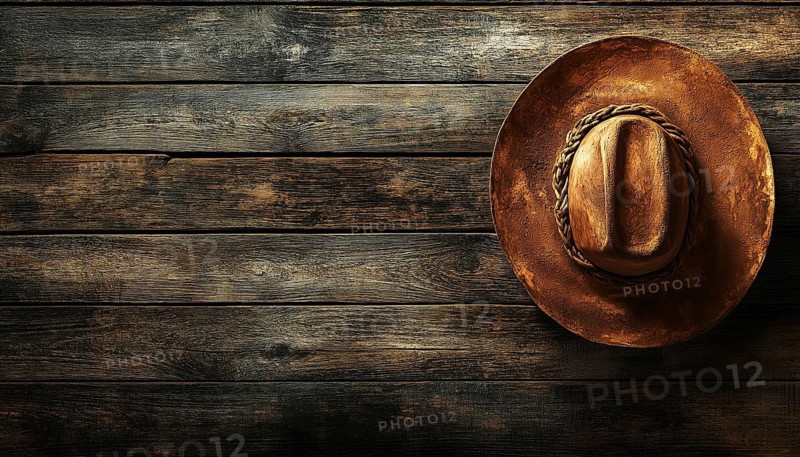 Vintage Wooden Country Decor With A Western Twist: A Rustic Collection Perfect For Adding A Touch Of Nostalgia To Any Room, AI generated