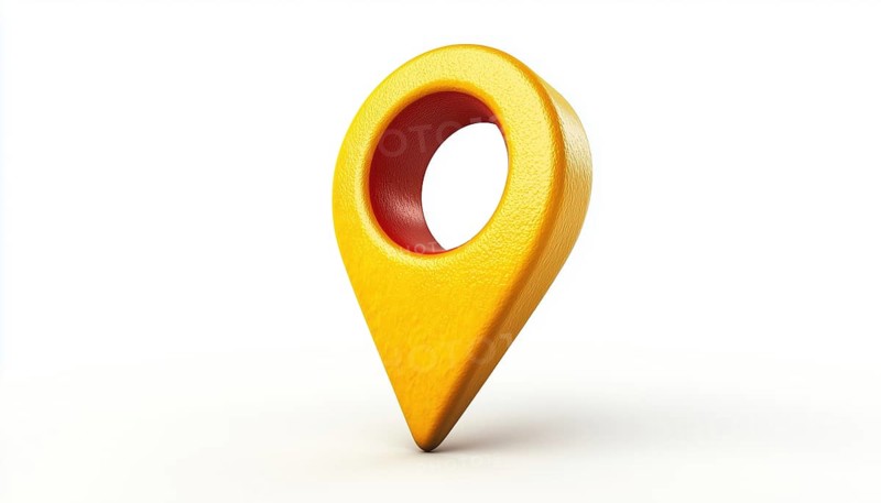 Pin Point: A Map Location Indicator Symbol In White. This Symbol Is Used To Mark A Specific Location On A Map, AI generated