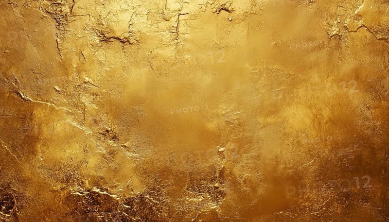 Luxurious Golden Grunge Wall Concrete Texture As Gold Backdrop With Copy Space. Perfect For Your Elegant Designs With Rough Golden Texture, AI generated