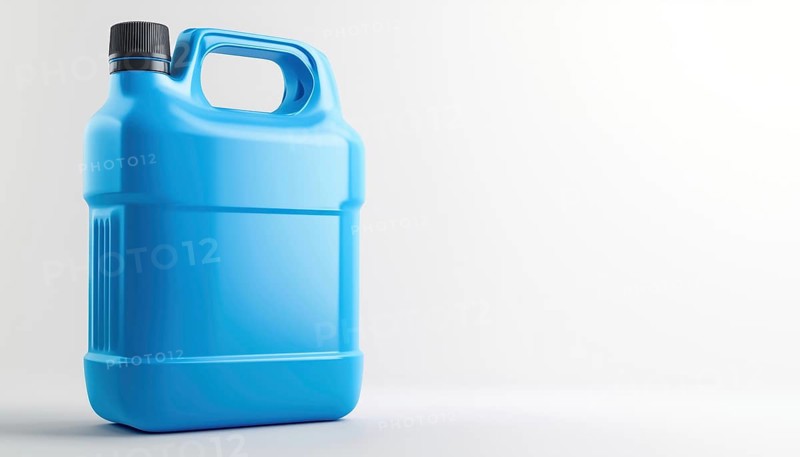 Antifreeze Jerry Can For Auto Service And Car Repair On White Background: Essential Tool For Automotive Maintenance And Repairs, AI generated