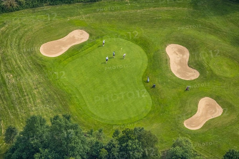 Aerial photo, Golfclub Siegen-Olpe, Dörnscheid, Wenden, Sauerland, North Rhine-Westphalia, Germany, DE, Europe, GCSO, golf, golf course, golf club, golf meadow, aerial photography, aerial photography, aerial photography, sports, overview, bird's-eye view, overview