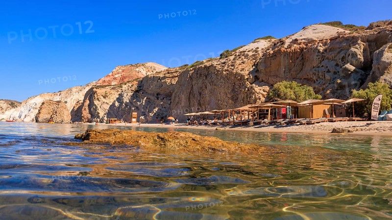 Firiplaka beach, Milos, Cyclades Islands, Greece