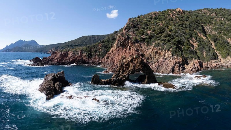 Arche de Purtellu, Gulf of Porto, Corsica, France
