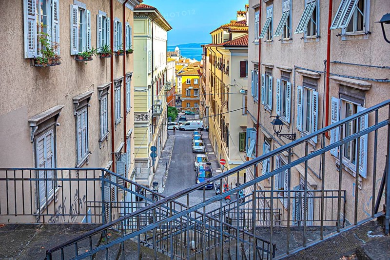 Old town centre of Trieste, Friuli-Venezia Giulia, Italy