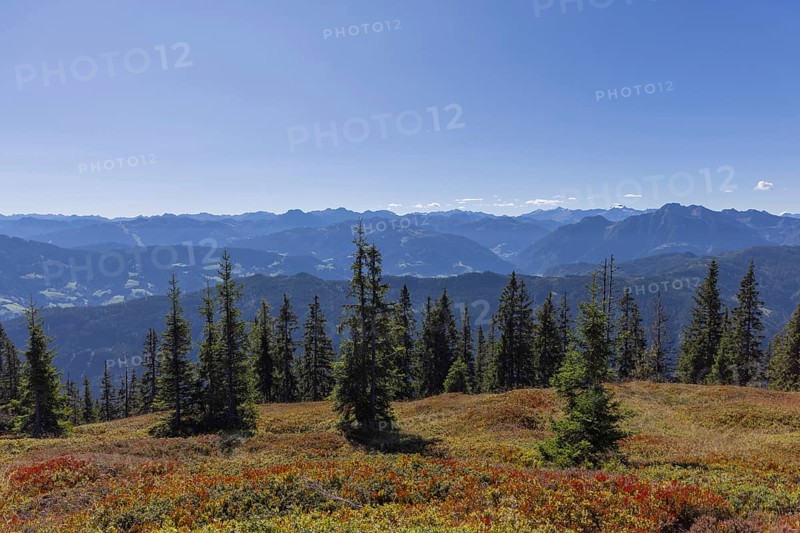 Landscape panorama, Hochkönig, Mountains, Salzburg, Autumnal
