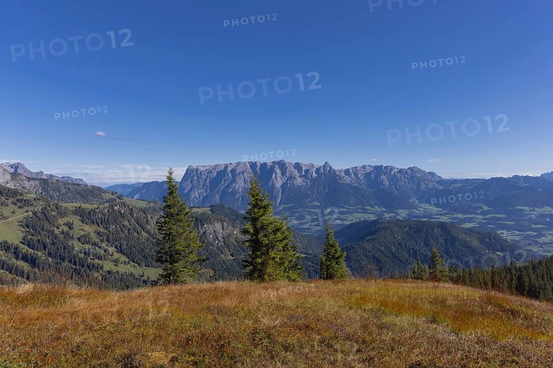 Landscape panorama, Hochkönig, Mountains, Salzburg, Autumn, Tennengebirge