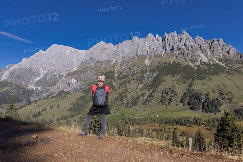 Landscape panorama, Hochkönig, Mountains, Salzburg, Autumnal